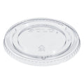 Dart PETE Plastic Flat Cold Cup Lids, Fits 12 oz to 24 oz Cups, Clear, 1,000/Carton
