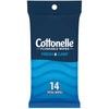 Cottonelle Flushable Wipes Travel Pack, 8 Packs of 14 Count (112 Total Wipes)