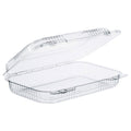 Dart StayLock Clear Hinged Lid Containers, 9.4 x 6.8 x 2.1, Clear, Plastic, 250/Carton