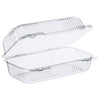 Dart StayLock Clear Hinged Lid Containers, 5.4 x 9 x 3.5, Clear, Plastic, 250/Carton