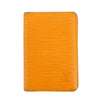 Louis Vuitton Epi Orange Pocket Organizer Wallet #3220