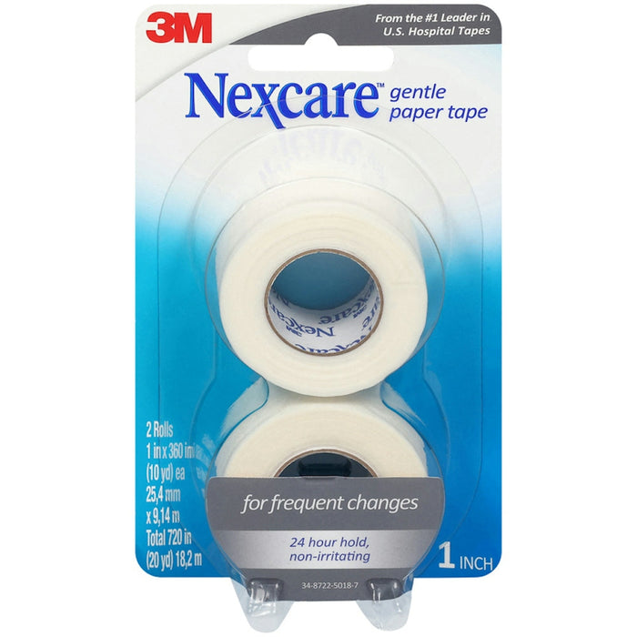 Nexcare 1 Inch X 10 Yards Gentle Paper First Aid Tape Rolls by Pasteur Pharmacy