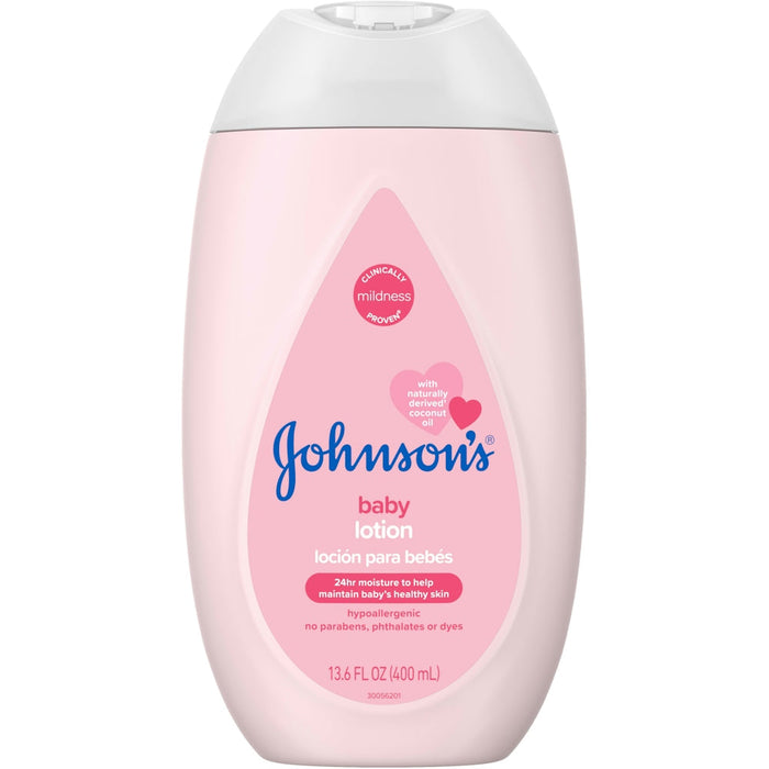Johnson's Baby Moisturizing Mild Pink Body Lotion 13.6 Fl Oz by Pasteur Pharmacy