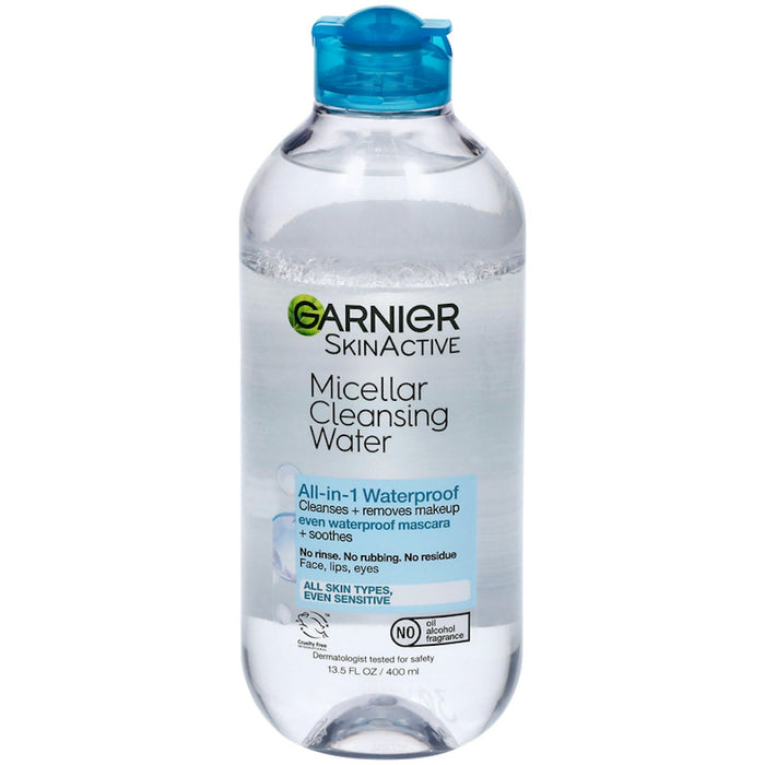 Garnier SkinActive Waterproof Micellar Cleansing Water 13.5 Fl Oz by Pasteur Pharmacy