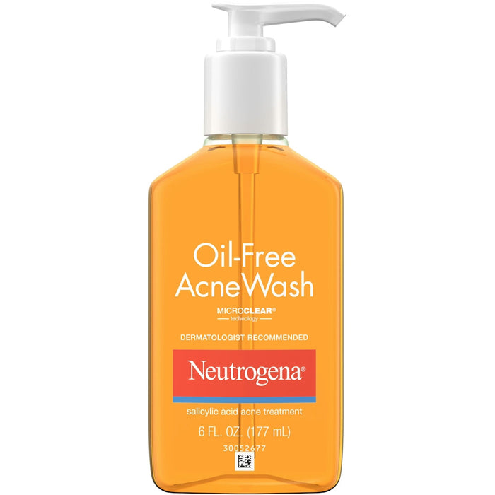 Neutrogena Oil Free Salicylic Acid Acne Fighting Face Wash - 6 Fl Oz by Pasteur Pharmacy
