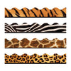 TREND Terrific Trimmers Print Board Trim, 2.25" x 156 ft, Animal Prints, Assorted Colors/Designs