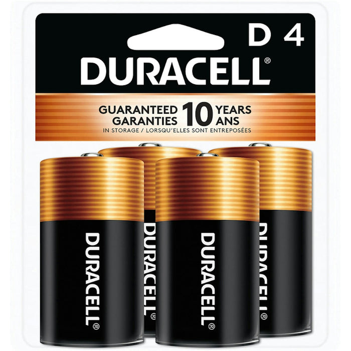 Duracell Coppertop D Batteries - 4 Pack Alkaline Battery by Pasteur Pharmacy