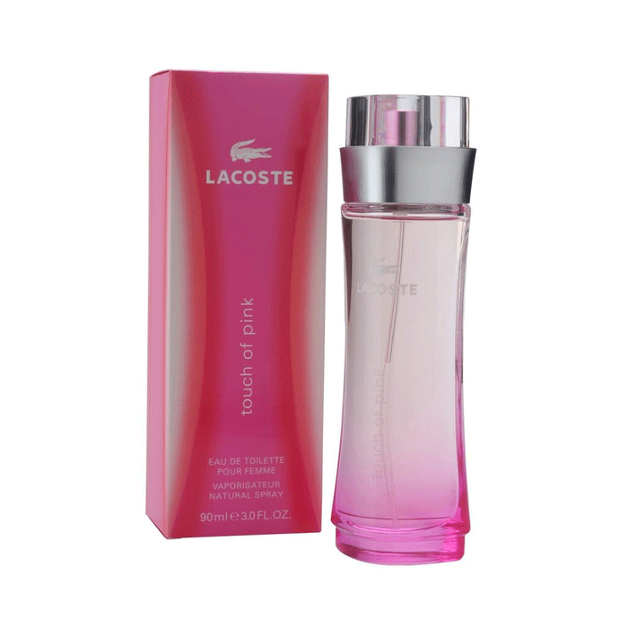Lacoste Touch of Pink Eau de Toilette Spray – 90 mL (3.0 Fl Oz) by Pasteur Pharmacy