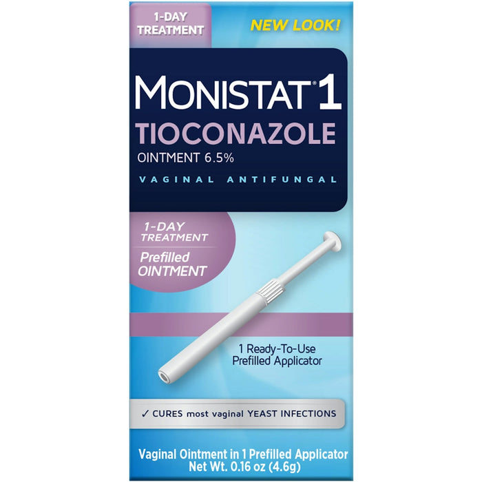 Monistat® 1-Day Vaginal Antifungal – Prefilled Ointment Applicator by Pasteur Pharmacy