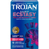 Trojan Double Ecstasy Lubricated Condoms - 10ct