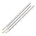 Boardwalk Individually Wrapped Paper Straws, 7.75" x 0.25", White, 3,200/Carton
