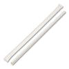 Boardwalk Individually Wrapped Paper Straws, 7.75" x 0.25", White, 3,200/Carton