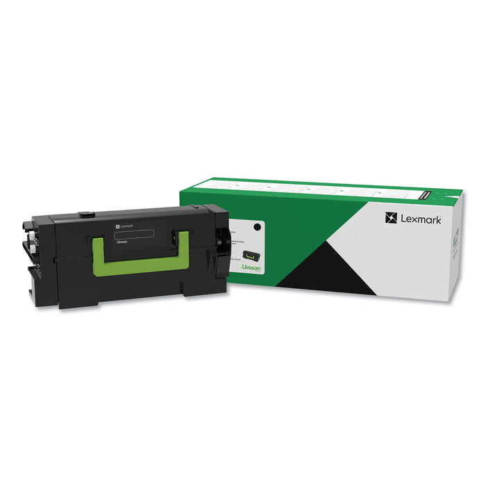 Lexmark 58D1H00 High-Yield Toner, 15,000 Page-Yield, Black