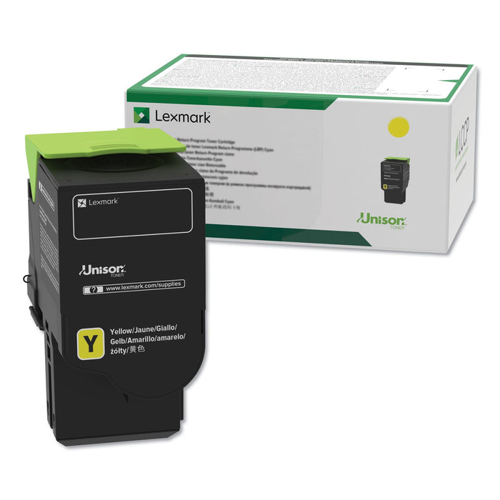 Lexmark C241XY0 Return Program Extra High-Yield Toner, 3,500 Page-Yield, Yellow