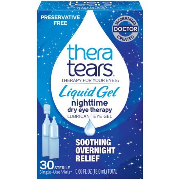 TheraTears Lubricant Eye Gel Nighttime Sterile Units 30Ct by Pasteur Pharmacy