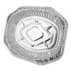 Durable Packaging Aluminum Roaster Pans, Extra-Large Oval, 230 oz, 18.5 x 14 x 3.38, Silver, 50/Carton