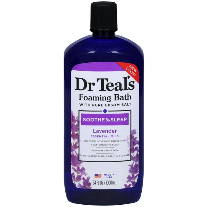 Dr Teal's Soothe & Sleep Lavender Foaming Bath With Pure Epsom Salt 34 Fl Oz by Pasteur Pharmacy