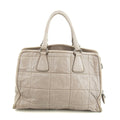 Prada Nappa Antique Quilted 2Way Tote Bag Grey #3227 by Bolt Boutique