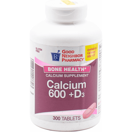 21st Century Good Neighbor Pharmacy Calcium 600 +D3 Tablets 300ct by Pasteur Pharmacy