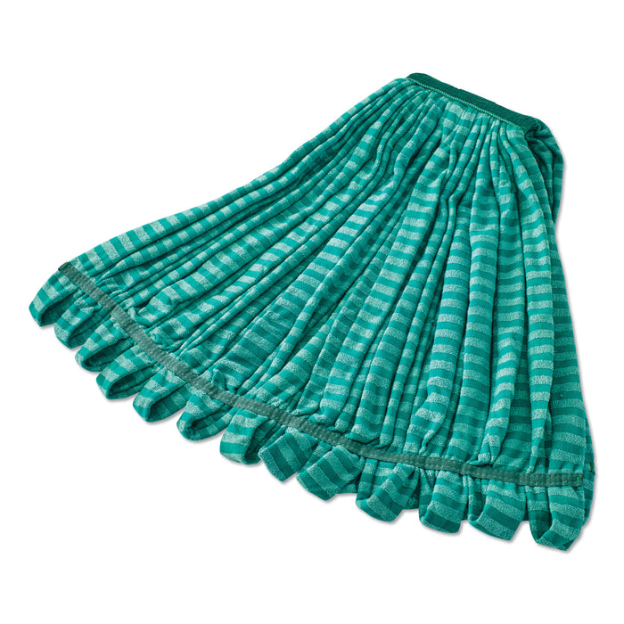 Rubbermaid Microfiber Tube Wet Mop, Microfiber, 1" Headband, Green
