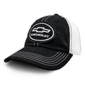 Chevy Oval Logo Patch Hat - Black by Tee Luv