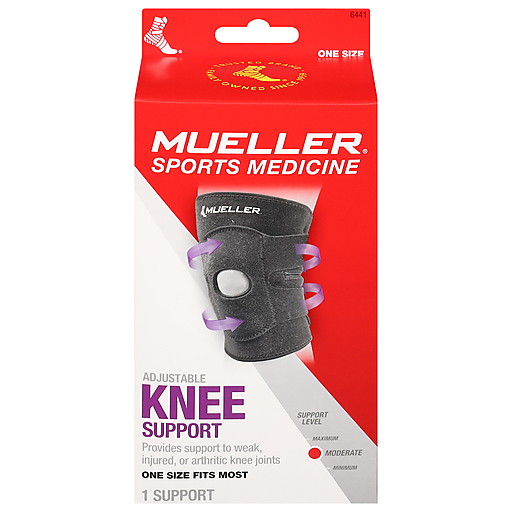 Mueller Sport Care Adjustable Knee Support One Size [6441] by Pasteur Pharmacy