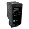 Lexmark 74C1SC0 Return Program Unison Toner, 7,000 Page-Yield, Cyan