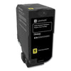 Lexmark 74C1SY0 Return Program Toner, 7,000 Page-Yield, Yellow