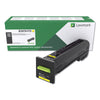 Lexmark 82K1HY0 Return Program High-Yield Toner, 17,000 Page-Yield, Yellow