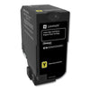 Lexmark 84C1HY0 Return Program Unison High-Yield Toner, 16,000 Page-Yield, Yellow