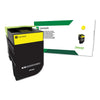 Lexmark C544X4YG Return Program Extra High-Yield Toner, 4,000 Page-Yield, Yellow