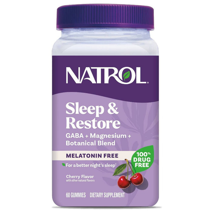 Natrol Non-Melatonin Sleep & Restore Gummies - Tart Cherry - 60ct by Pasteur Pharmacy