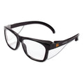KleenGuard Maverick Safety Glasses, Black, Polycarbonate Frame, Clear Lens, 12 Pairs/Box