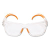 KleenGuard Maverick Safety Glasses, Clear/Orange, Polycarbonate Frame, 12/Box