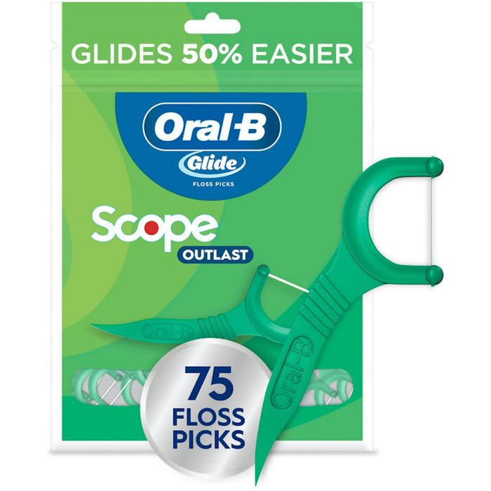 Oral-B Complete Glide + Scope Outlast Mint Dental Floss Picks by Pasteur Pharmacy