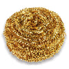 Kurly Kate Brass Scrubber, 50 g, Gold, 72/Carton