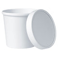 Dart Flexstyle Food Lid Container, 12.1 oz, 3.6" Diameter, White, Plastic, 250/Carton