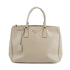 Prada Saffiano Vitello Grey Galleria Tote Bag Large #3233