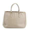 Prada Saffiano Vitello Grey Galleria Tote Bag Large #3233 by Bolt Boutique