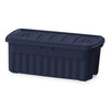 Rubbermaid Roughneck Storage Box, 50 gal, 21.2" x 43" x 17.88", Dark Indigo Metallic