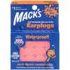 Mack's Pillow Soft Silicone Earplugs for Kids, Waterproof - Orange, 6 Pair