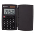 Innovera 15921 Pocket Calculator with Hard Shell Flip Cover, 8-Digit LCD