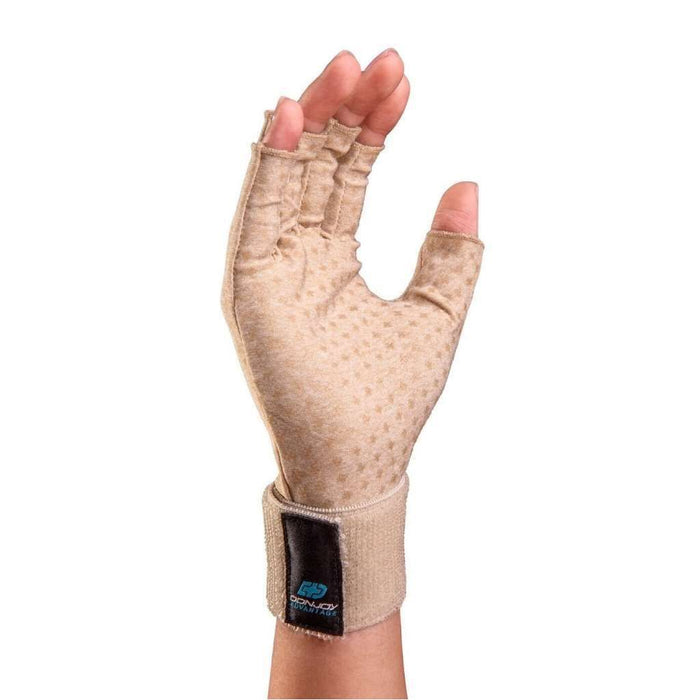 Donjoy Advantage Arthritis Compression Gloves w/Open Finger Tips (Beige) Medium by Pasteur Pharmacy