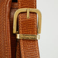 Saint Laurent YSL Brown Grained Leather Crossbody Bag #3235 by Bolt Boutique