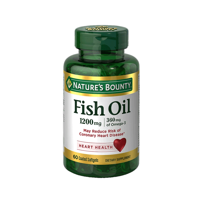 Nature's Bounty Odorless Fish Oil 1200 Mg - 60 Coated Softgels by Pasteur Pharmacy