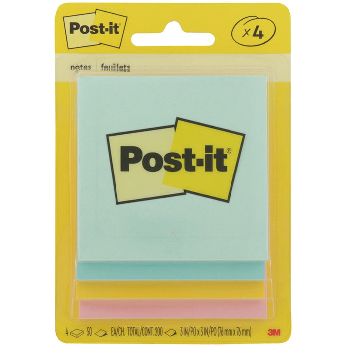Post-it Notes Marseille 4 Pads 50 Sheets Each MMM5401 by Pasteur Pharmacy