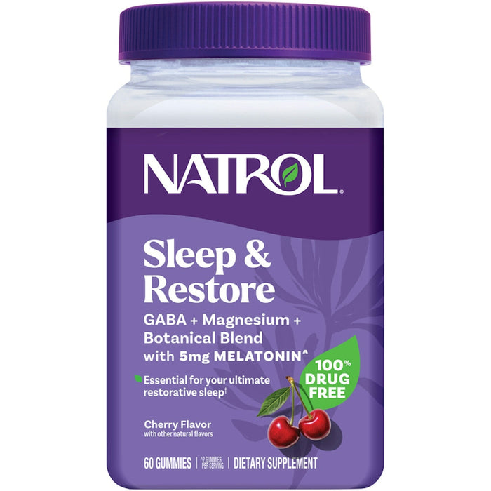 Natrol Sleep & Restore Cw60 Gmm by Pasteur Pharmacy