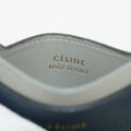 Celine Bicolor Blue / Grey Leather Card Case Holder Wallet #3236 by Bolt Boutique