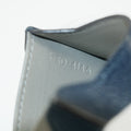 Celine Bicolor Blue / Grey Leather Card Case Holder Wallet #3236 by Bolt Boutique