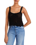 Aqua Crochet Crop Top by Vanessa Jane